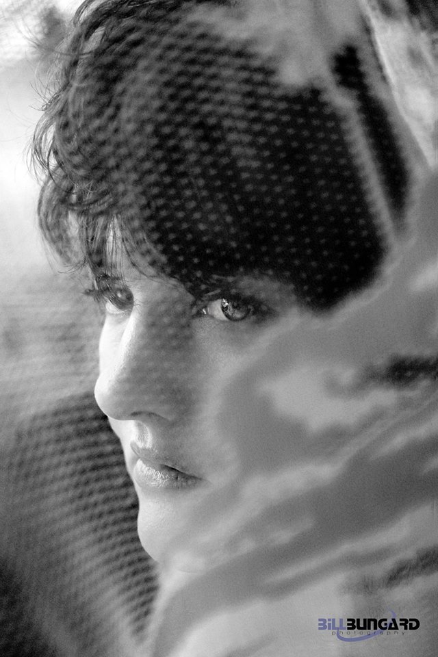 Black and white picture of Rebekah Ann Curtis.